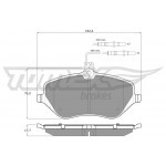 TOMEX Brakes Bremsbelagsatz, Scheibenbremse